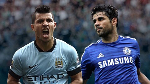 Sergio Aguero và Diego Costa