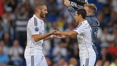Benzema sẽ phải nhường chỗ cho Chicharito