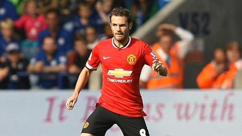Juan Mata có một trận đấu dưới sức