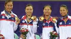 Asiad 17: Đài Loan giành HCV môn tennis đồng đội nữ Asiad 17: Đài Loan giành HCV môn tennis đồng đội nữ
