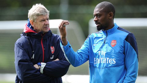 Wenger sẽ đào tạo Diaby thành tiền vệ phòng ngự mới của Arsenal