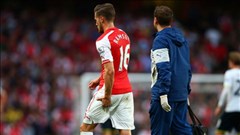 Arsenal lại khổ vì chấn thương Arsenal lại khổ vì chấn thương