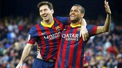 Không ai hợp Messi bằng Alves Không ai hợp Messi bằng Alves