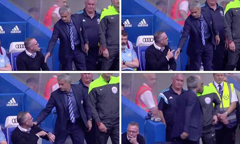 Mourinho "tẽn tò" vì bị đồng nghiệp từ chối bắt tay Mourinho "tẽn tò" vì bị đồng nghiệp từ chối bắt tay