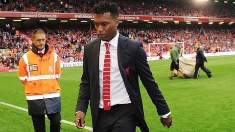 Sturridge chưa thể trở lại trong đội hình Liverpool