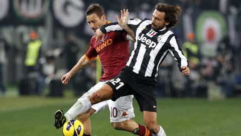 2 ngày trước trận Juventus - Roma: Ngày Totti gặp Pirlo 2 ngày trước trận Juventus - Roma: Ngày Totti gặp Pirlo