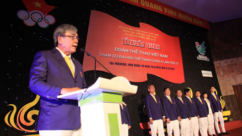 Trưởng đoàn TTVN dự Asiad 2014 Lâm Quang Thành: “Chúng ta đã tiệm cận trình độ hàng đầu châu lục” Trưởng đoàn TTVN dự Asiad 2014 Lâm Quang Thành: “Chúng ta đã tiệm cận trình độ hàng đầu châu lục”