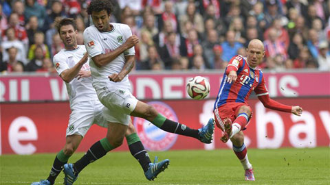 Vòng 7 Bundesliga: Bayern đại thắng, Dortmund thua sốc Vòng 7 Bundesliga: Bayern đại thắng, Dortmund thua sốc