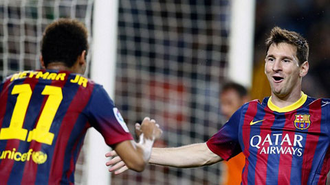 Barca quá phụ thuộc vào Messi và Neymar Barca quá phụ thuộc vào Messi và Neymar