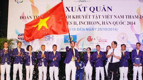 Đoàn TTVN xuất quân dự Asian Para Games 2 Đoàn TTVN xuất quân dự Asian Para Games 2