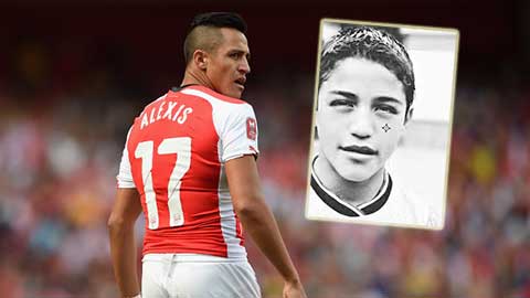 Thuở hàn vi ăn không đủ no của Alexis Sanchez Thuở hàn vi ăn không đủ no của Alexis Sanchez
