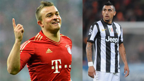 Shaqiri sẽ thế vai Vidal tại Juve? Shaqiri sẽ thế vai Vidal tại Juve?