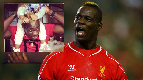 Balotelli bỗng dưng thành ông bố gương mẫu Balotelli bỗng dưng thành ông bố gương mẫu
