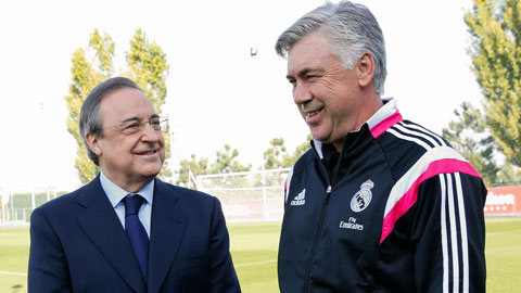 HLV Ancelotti: "Tôi sẽ từ chức nếu Perez lấn sân" HLV Ancelotti: "Tôi sẽ từ chức nếu Perez lấn sân"
