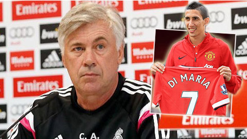 Ancelotti cáo buộc Di Maria đến M.U vì tiền Ancelotti cáo buộc Di Maria đến M.U vì tiền