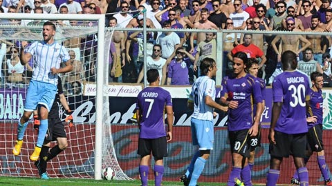 Fiorentina 0-2 Lazio: Công đầu thuộc về Candreva Fiorentina 0-2 Lazio: Công đầu thuộc về Candreva