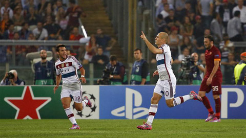 Tường thuật Roma 1-7 Bayern Tường thuật Roma 1-7 Bayern