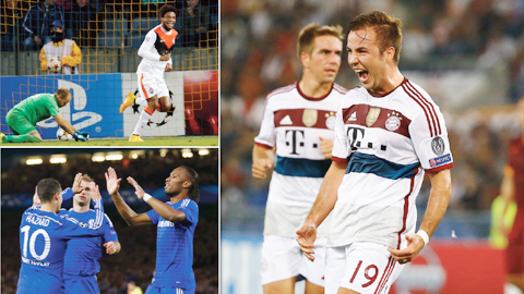Champions League: Thời của mưa bàn thắng! Champions League: Thời của mưa bàn thắng!
