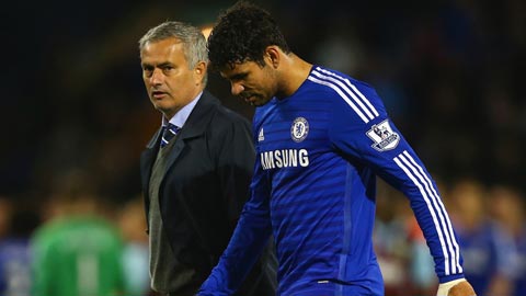 Mourinho lại "chơi chiêu" với sức khỏe của Diego Costa Mourinho lại "chơi chiêu" với sức khỏe của Diego Costa