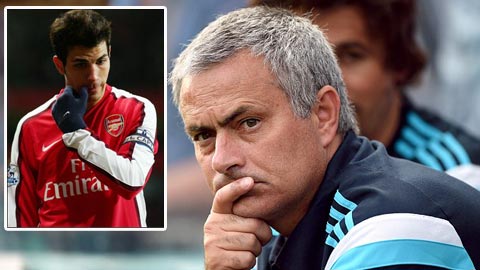Mourinho tâng bốc Fabregas trước đại chiến với M.U Mourinho tâng bốc Fabregas trước đại chiến với M.U