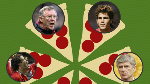 Vén bức màn vụ “Pizza-gate” giữa M.U và Arsenal cách đây 10 năm Vén bức màn vụ “Pizza-gate” giữa M.U và Arsenal cách đây 10 năm