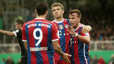 23h30 ngày 26/10, M’gladbach vs Bayern: Hùm quá mạnh! 23h30 ngày 26/10, M’gladbach vs Bayern: Hùm quá mạnh!