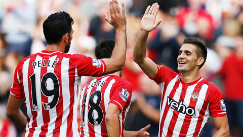 Southampton leo lên vị trí thứ 2 Premier League: Che mờ các đại gia! Southampton leo lên vị trí thứ 2 Premier League: Che mờ các đại gia!