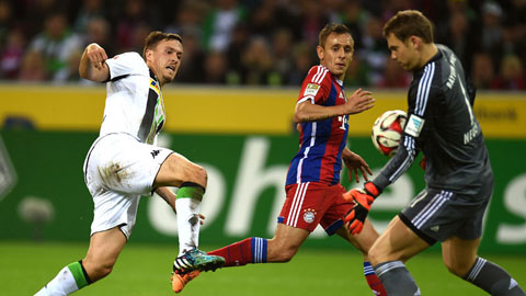 M’gladbach 0-0 Bayern: Neuer giúp Bayern giành điểm M’gladbach 0-0 Bayern: Neuer giúp Bayern giành điểm