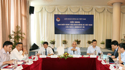 Sáng nay, khai mạc Hội nghị lần thứ 3 Ban chấp hành VFF khóa VII Sáng nay, khai mạc Hội nghị lần thứ 3 Ban chấp hành VFF khóa VII