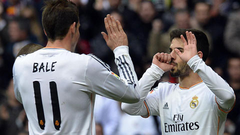 Hãy để Isco thường xuyên đá cặp cùng Bale Hãy để Isco thường xuyên đá cặp cùng Bale