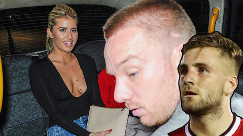 Luke Shaw cay đắng nhìn bồ theo O’Hara Luke Shaw cay đắng nhìn bồ theo O’Hara