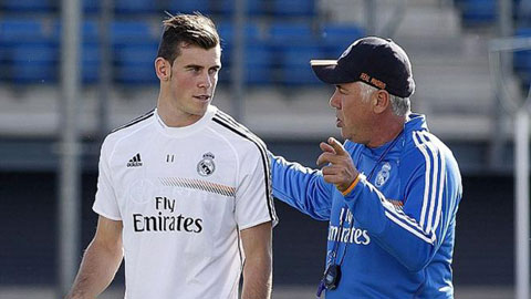 Ancelotti "bảo kê" vị trí của Bale tại Madrid Ancelotti "bảo kê" vị trí của Bale tại Madrid
