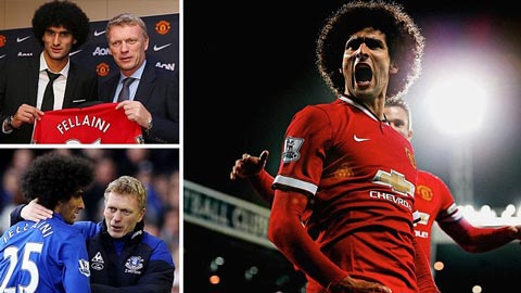 David Moyes hí hửng khi Fellaini đang tỏa sáng ở M.U David Moyes hí hửng khi Fellaini đang tỏa sáng ở M.U