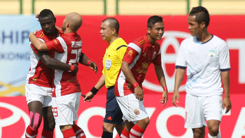 Hạ Hoàng Anh Attapeu 2-0, Phnom Penh Crown đứng thứ ba tại Toyota Mekong Club Championship 2014 Hạ Hoàng Anh Attapeu 2-0, Phnom Penh Crown đứng thứ ba tại Toyota Mekong Club Championship 2014