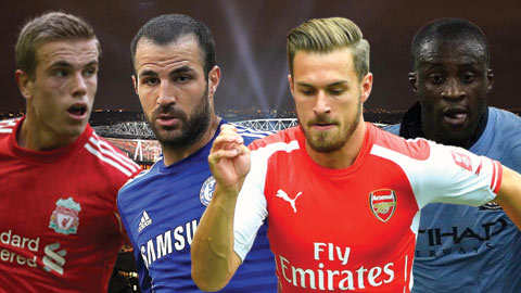 So sánh những tiền vệ box-to-box hay nhất tại Premier League So sánh những tiền vệ box-to-box hay nhất tại Premier League