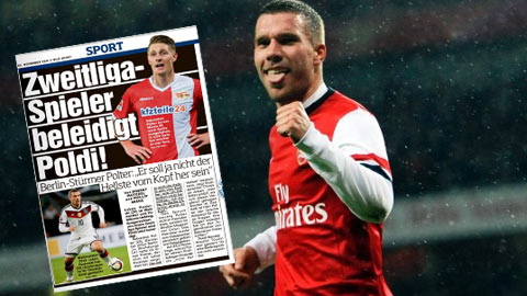 Cầu thủ trẻ bị đem so ngu ngốc như... Podolski Cầu thủ trẻ bị đem so ngu ngốc như... Podolski