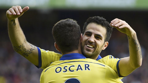 Cesc Fabregas nâng tầm Chelsea Cesc Fabregas nâng tầm Chelsea