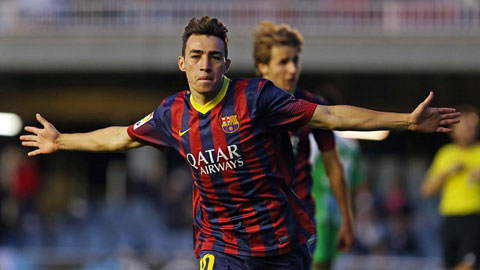 Arsenal tiếp cận sao trẻ của Barca Arsenal tiếp cận sao trẻ của Barca