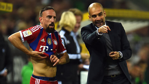 Bayern Munich: Vai trò mới của Franck Ribery Bayern Munich: Vai trò mới của Franck Ribery