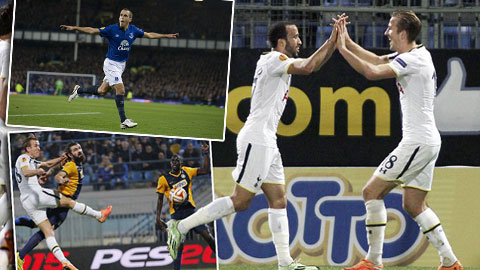 Everton và Tottenham cùng giành chiến thắng đêm qua