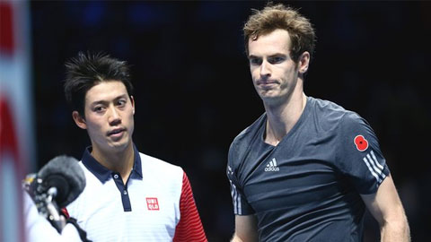 Vòng bảng ATP World Tour Finals: Murray bại trận dưới tay Nishikori ở trận mở màn Vòng bảng ATP World Tour Finals: Murray bại trận dưới tay Nishikori ở trận mở màn