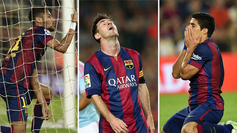 Barca: Ghi bàn bỗng trở nên khó khăn Barca: Ghi bàn bỗng trở nên khó khăn