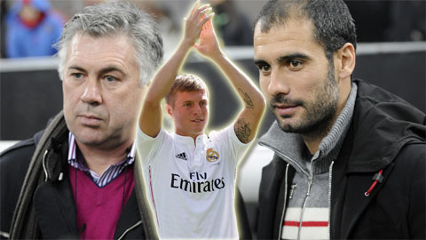 Ancelotti sử dụng Kroos hay hơn hẳn Guardiola Ancelotti sử dụng Kroos hay hơn hẳn Guardiola