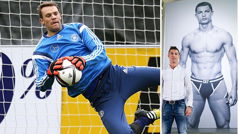 Neuer nhận thua Ronaldo trong cuộc đua QBV vì không... quảng cáo đồ lót Neuer nhận thua Ronaldo trong cuộc đua QBV vì không... quảng cáo đồ lót