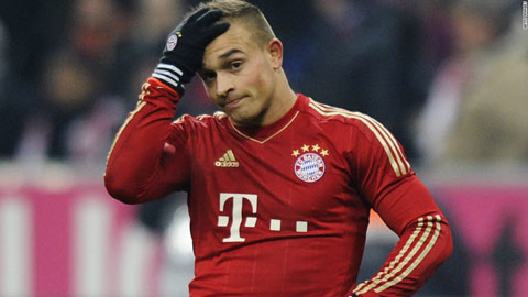 Bayern sẵn sàng để Shaqiri ra đi với giá 20 triệu euro Bayern sẵn sàng để Shaqiri ra đi với giá 20 triệu euro
