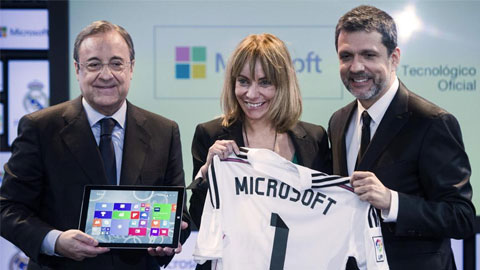 Microsoft cung cấp sản phẩm và dịch vụ cho Real Madrid Microsoft cung cấp sản phẩm và dịch vụ cho Real Madrid