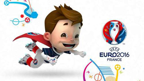 Linh vật EURO 2016 trình làng người hâm mộ Linh vật EURO 2016 trình làng người hâm mộ