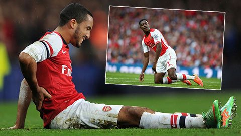 Arsenal có nguy cơ mất Walcott và Welbeck ở trận gặp M.U Arsenal có nguy cơ mất Walcott và Welbeck ở trận gặp M.U