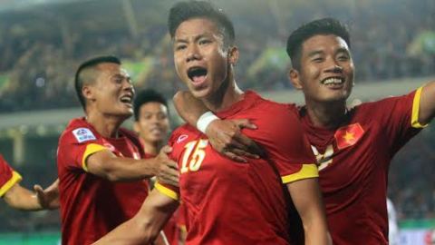 Quế Ngọc Hải ghi bàn thắng Quế Ngọc Hải ghi bàn thắng
