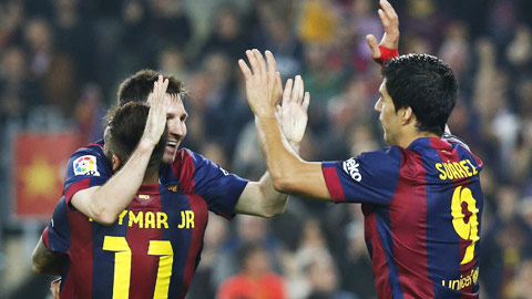 Barca: M-N-S đã được kích hoạt Barca: M-N-S đã được kích hoạt